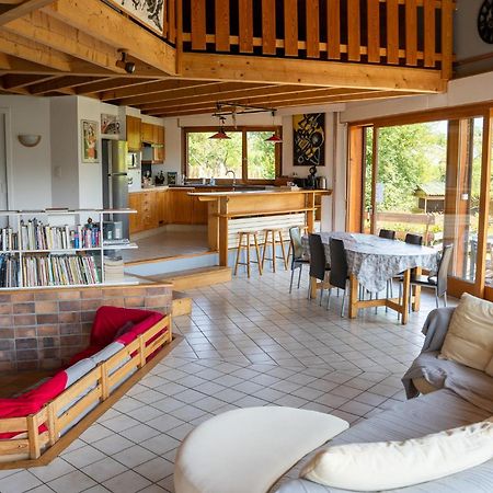 Le Grand Nid - Maison Alveole Bed And Books Sciez Exterior foto